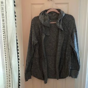 Xxl Womans stretchy heather grey Hoodie